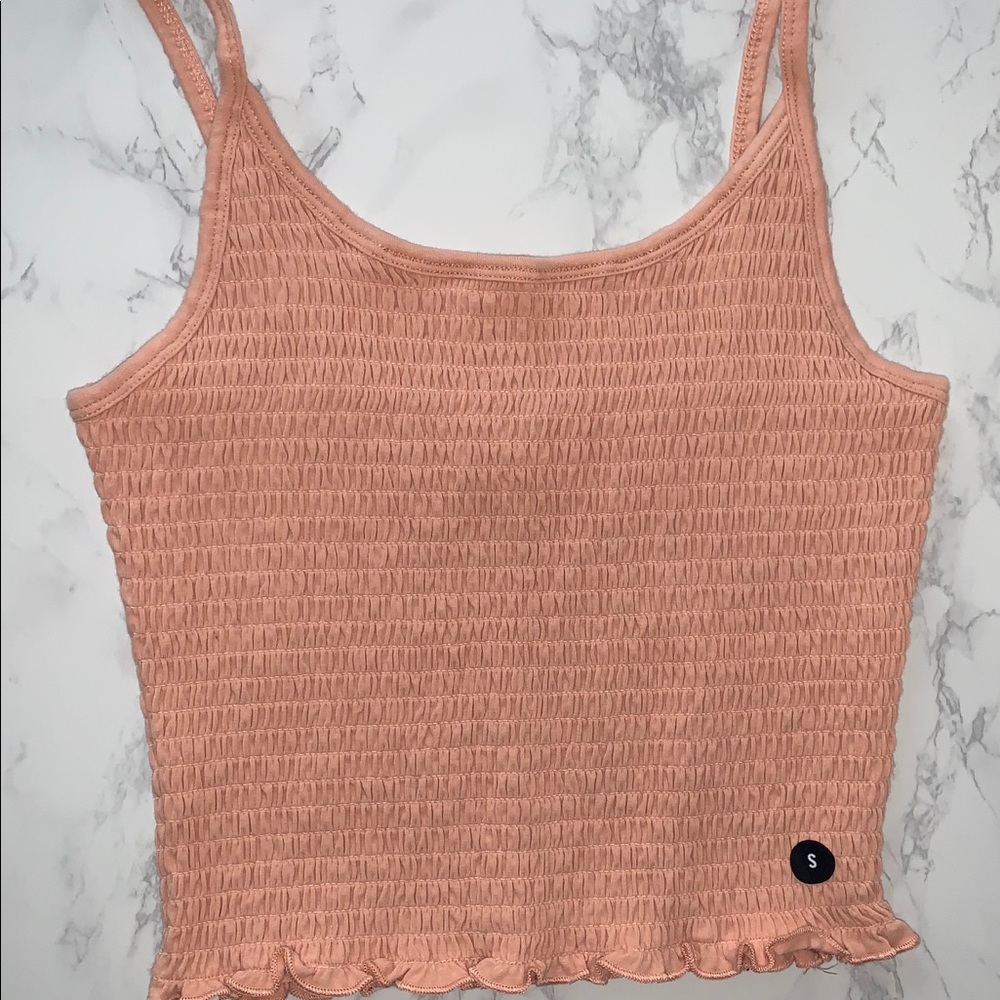 Pink Cropped tank top